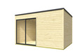 Lasita Maja hytte model Kubus 2 394,4 x 294,4 cm
